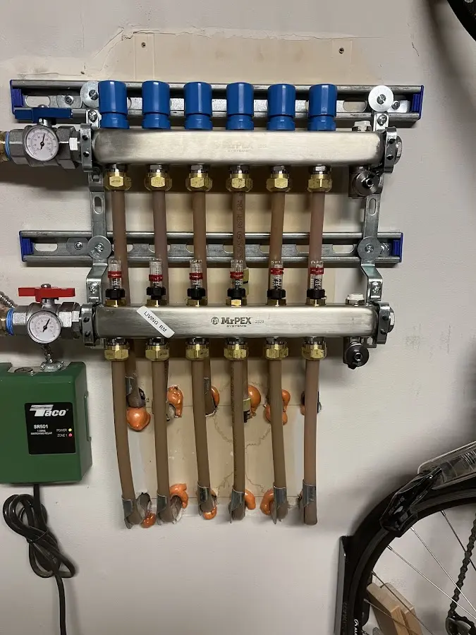 Plumber performing Leak Detection at a residential property in Hughson